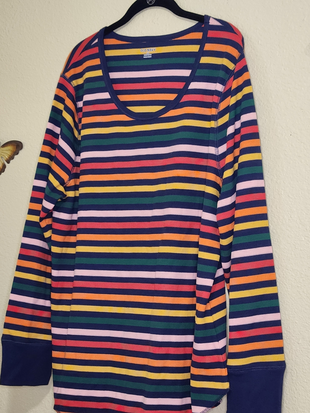 Old Navy Multicolor Striped Long Sleeve Tee